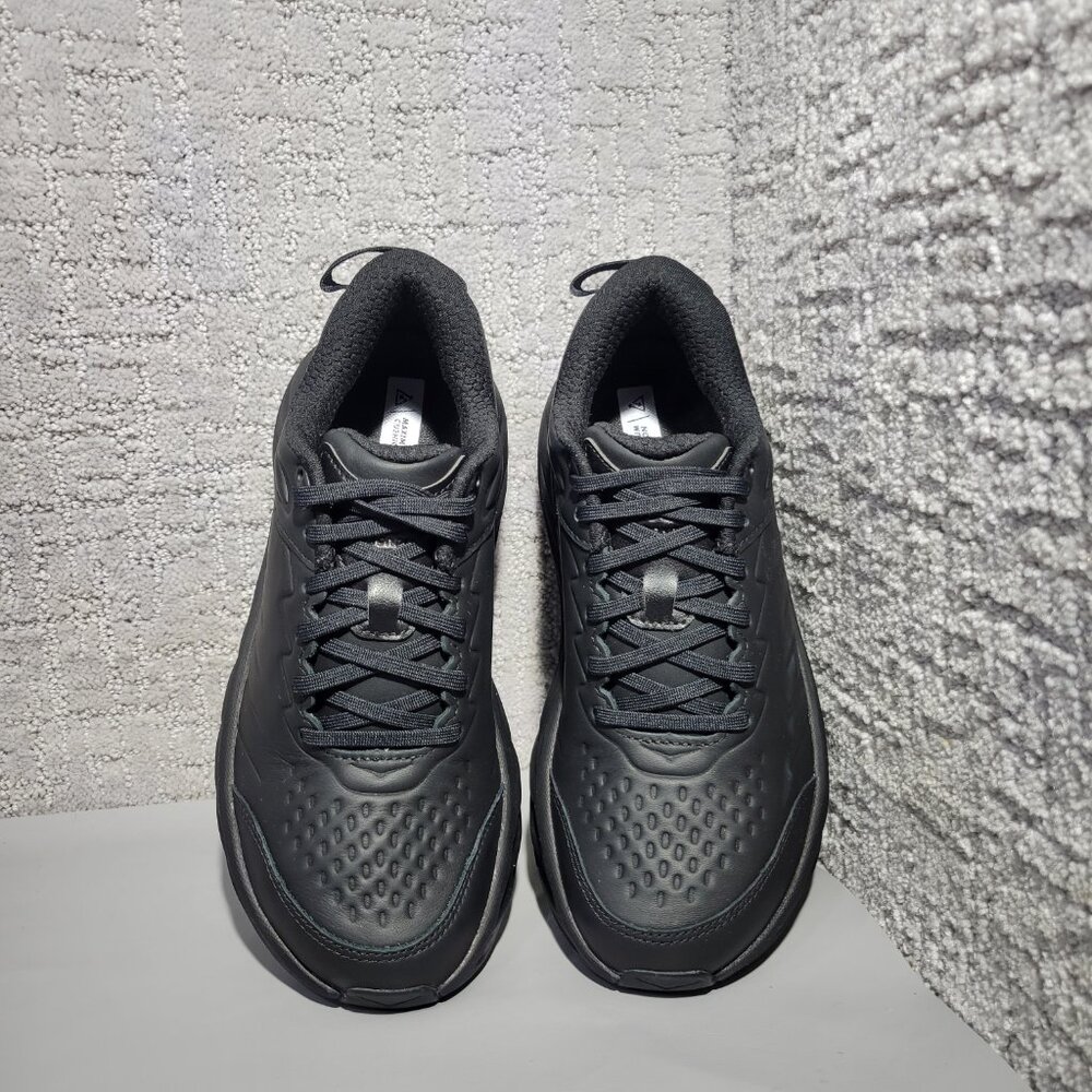 Hoka One One Bondi SR Women's Size US 8 Black Leather Athletic Running Sneakers. - Picture 5 of 10